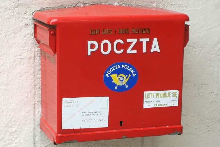 Przesyłki Poczty Polskiej dla osób objętych kwarantanną