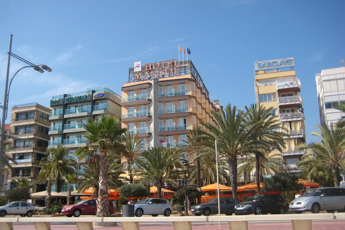 Hotele na hiszpańskiem Costa Brava. Fot. Internet