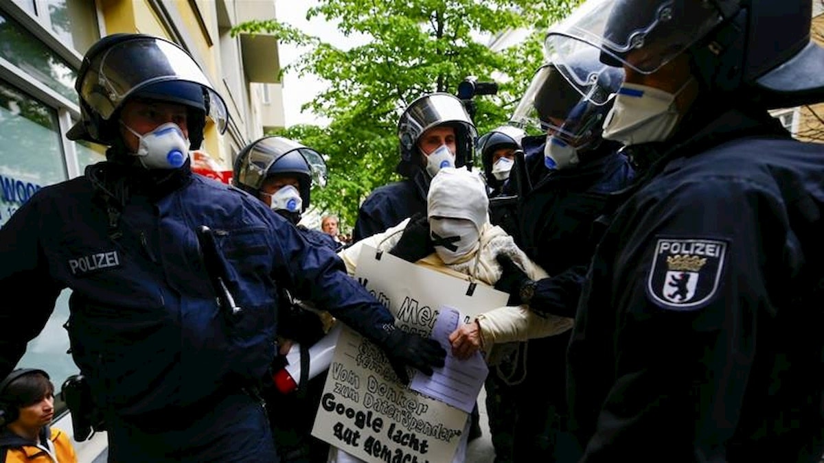Protesty w Niemczech. fot. YT