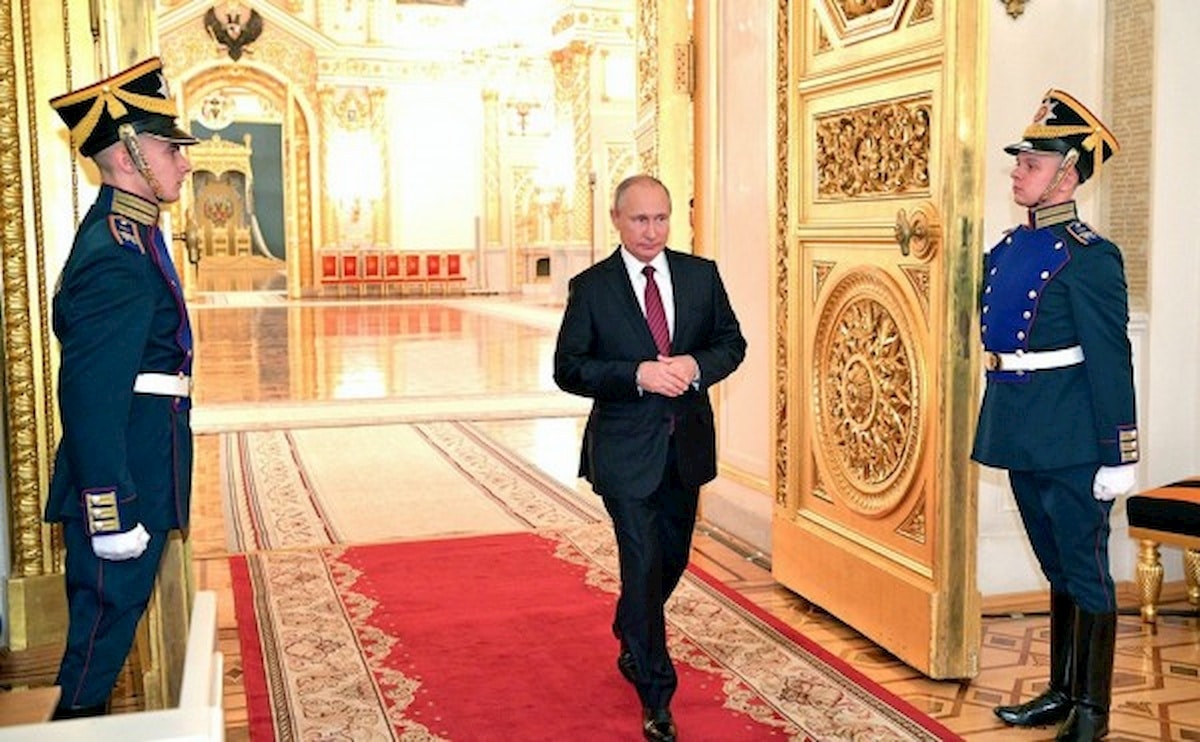 Władimir Putin i jego żołnierze. Fot. Internet