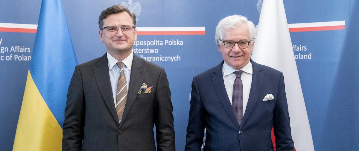 Ministrowie Jacek Czaputowicz i Dmytro Kułeba. Źródło: gov.pl