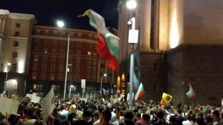 Demonstracje sparaliżowały bułgarską stolicę