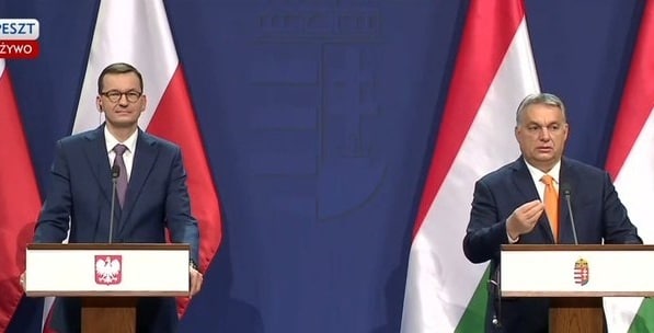 Wspólna konferencja premierów Polski i Węgier. Padły mocne i ważne słowa dotyczące weta!