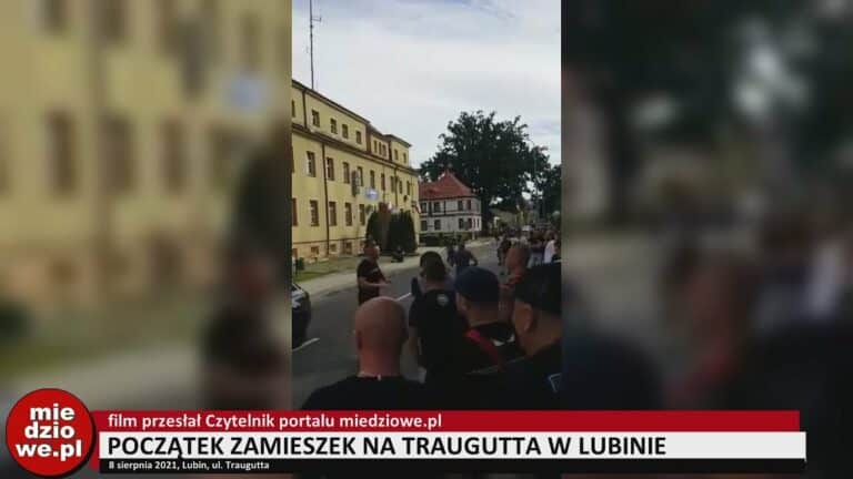 Wielka draka w Lubinie. Protestujący rzucali kamieniami i koktajlami w Mołotowa [VIDEO]