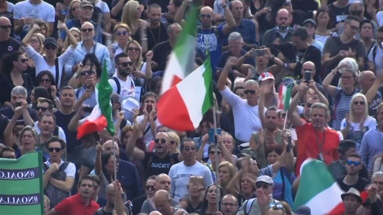 Włosi mówią dość! Wielka manifestacja wobec próby segregacji sanitarnej pracowników