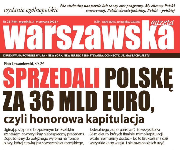 Sprzedali Polskę za 36 mld euro